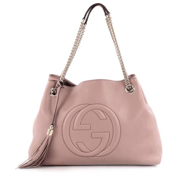 gucci soho tote with chain straps